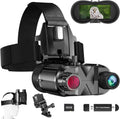 Head-Mounted Night Vision Goggles - Hands Free Rechargeable 1312FT Digital Infrared Night Vision