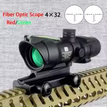 4X Magnifier 4X32 Real Fiber Optics